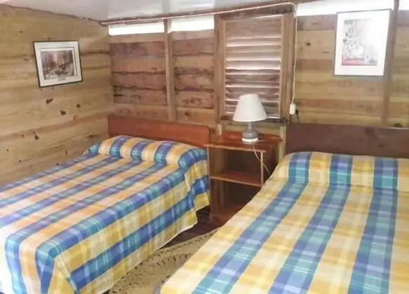 Basic Kulübe, 2 Çift Kişilik Yatak, Bahçe Manzaralı