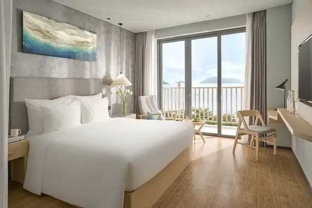 Deluxe Tek Büyük Yataklı Oda, 1 En Büyük (King) Boy Yatak, Balkon, Okyanus Manzaralı