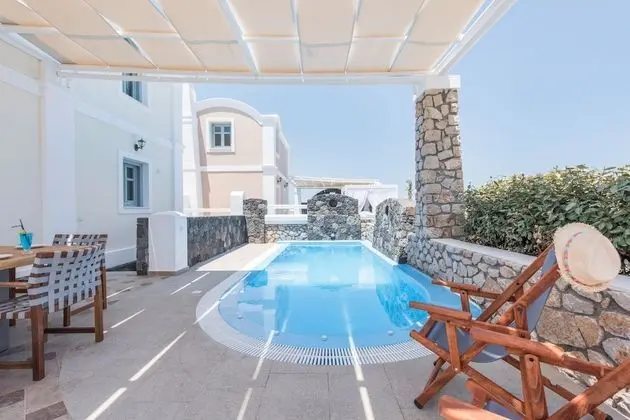 Villa, 2 Yatak Odası, Kişiye Özel Havuzlu (Thirasia)