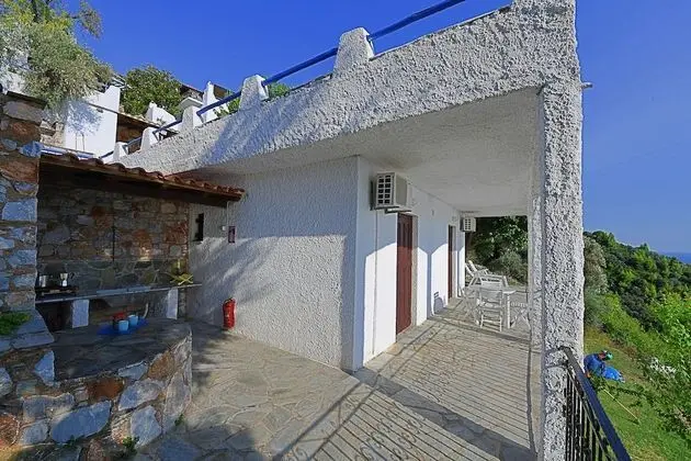 Panoramic Villa, 1 Yatak Odası, Küçük Mutfak, Deniz Manzaralı (Erika)