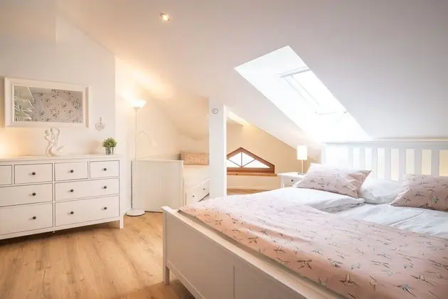 Premium Çatı Katı (Loft), Özel Banyo, Göl Manzaralı (Loft mit Traumausblick)