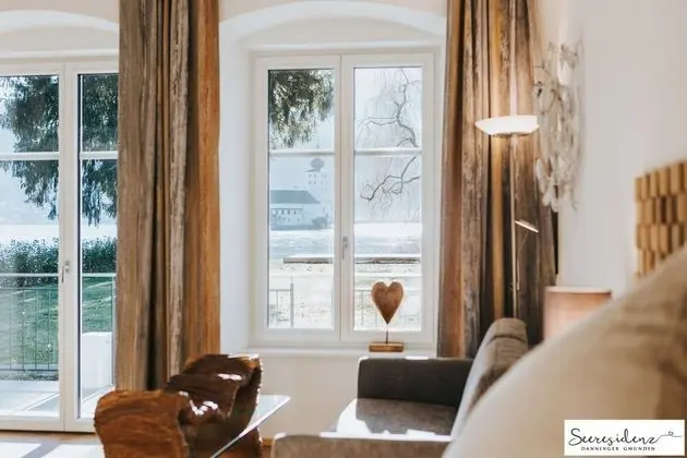 Deluxe Stüdyo, Teras, Göl Manzaralı (Schloss Ort I)