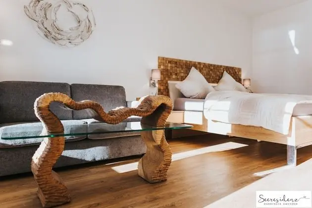 Deluxe Stüdyo, Teras, Göl Manzaralı (Schloss Ort I)