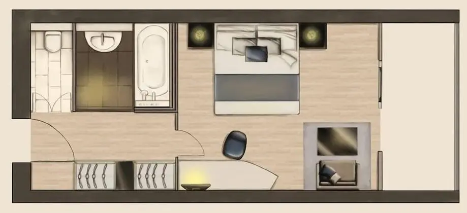 Standard Tek Büyük Yataklı Oda