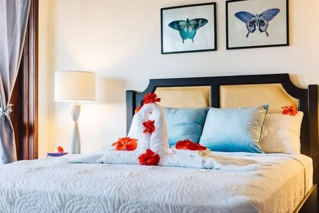 Luxury Çatı Katı Süiti (Penthouse), 3 Yatak Odası, Balkon, Denize Sıfır