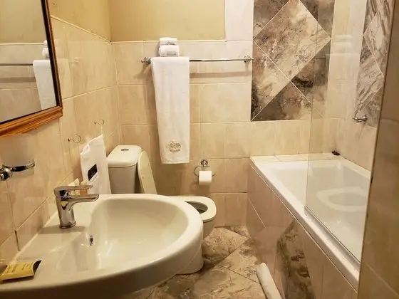 Standard Tek Büyük veya İki Ayrı Yataklı Oda, 1 Çift Kişilik veya 2 Tek Kişilik Yatak, Banyolu/Duşlu