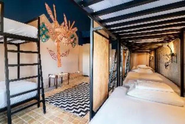 Bed in dormitory