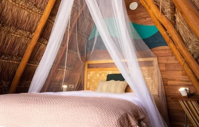 Teepee Tent with Shared Bathroom