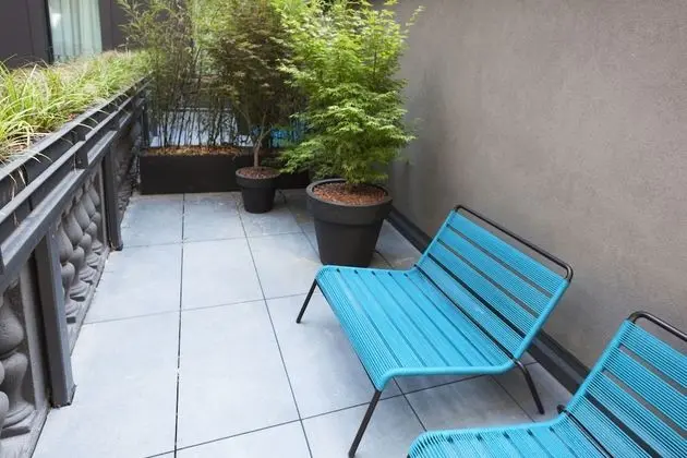 Tek Büyük Yataklı Oda, Teras