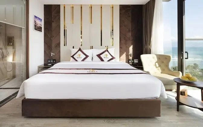 Deluxe Tek Büyük veya İki Ayrı Yataklı Oda, Balkon, Deniz Manzaralı (Senior)