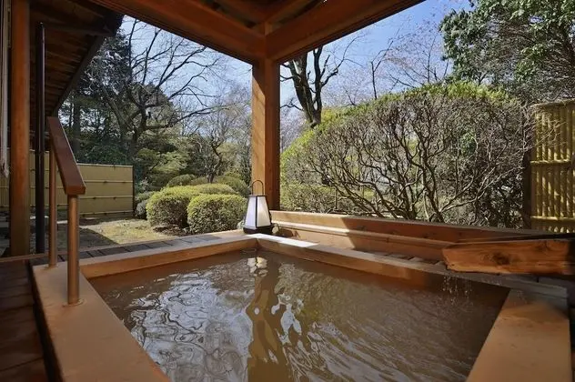Japanese Style House with Open Air Bath Annex Building, Meals at Room
