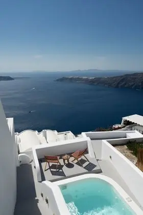 Deluxe Villa, 3 Yatak Odası, Sıcak Su Havuzu, Deniz Manzaralı