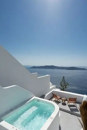 Deluxe Villa, 3 Yatak Odası, Sıcak Su Havuzu, Deniz Manzaralı