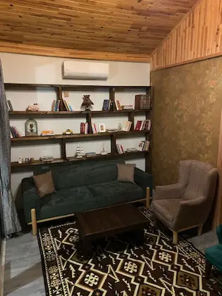 2+1 Korunaklı Özel Havuzlu Şömineli Bungalov - İadesiz Oda Kahvaltı