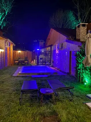 2+1 Korunaklı Özel Havuzlu Şömineli Bungalov - İadesiz Oda Kahvaltı