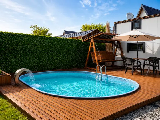 Bungalow, Havuz Manzaralı, Özel Havuzlu ve Bahçeli