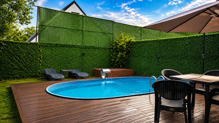 Bungalow, Havuz Manzaralı, Özel Havuzlu ve Bahçeli