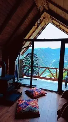 Jakuzili Bungalow , Dere ve Orman Manzaralı, Jakuzili ve Balkonlu
