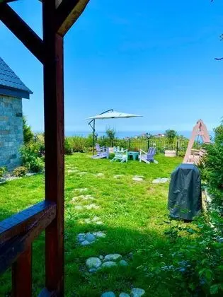 Dağ Evi 1+1, Deniz ve Dağ Manzaralı, Şömineli