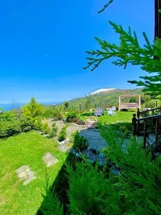Dağ Evi 1+1, Deniz ve Dağ Manzaralı, Şömineli