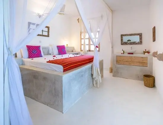 Deluxe Tek Büyük Yataklı Oda, Plaj Manzaralı