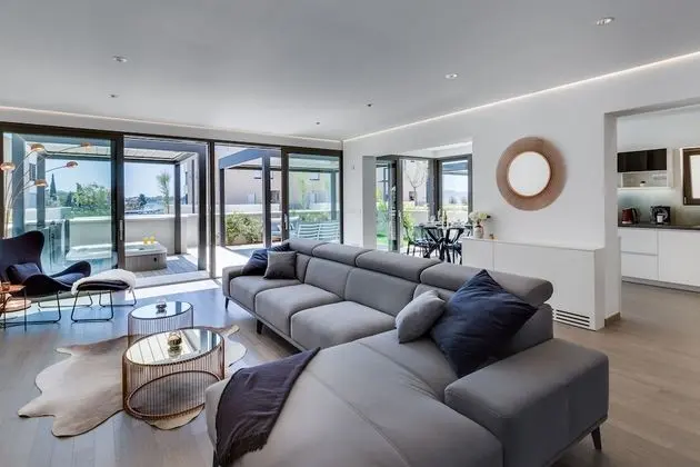 Luxury Apart Daire, 2 Yatak Odası, Sıcak Su Havuzu, Kısmi Deniz Manzaralı