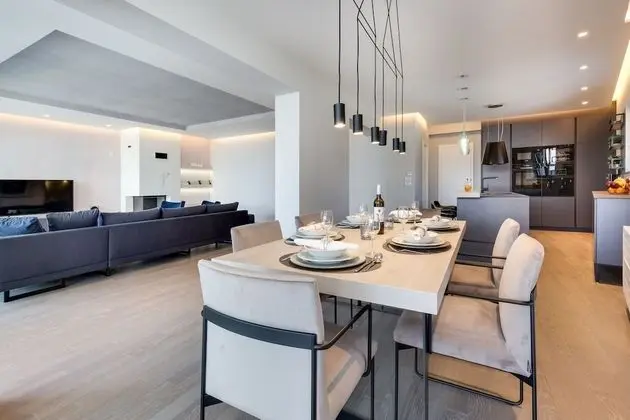 Luxury Apart Daire, 3 Yatak Odası, Sıcak Su Havuzu, Kısmi Deniz Manzaralı