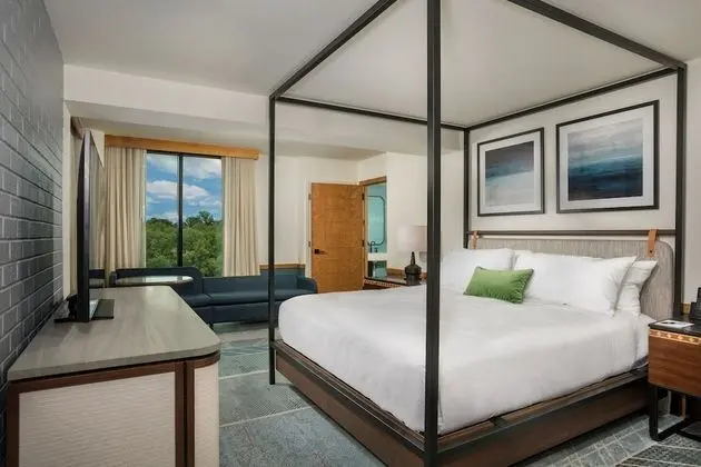 Deluxe Oda, 1 En Büyük (King) Boy Yatak, Kısmi Göl Manzaralı (Mobility Accessible, Transfer Shower)