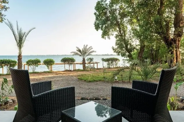 Oda, 1 En Büyük (King) Boy Yatak, Veranda, Deniz Manzaralı (Patio King, Club Lounge Access)