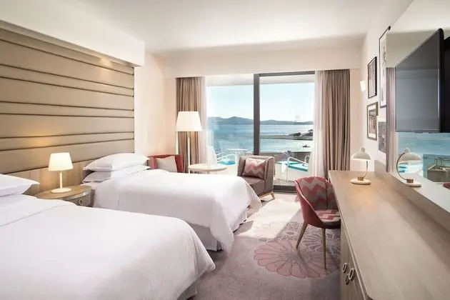 Deluxe Oda, 2 Tek Kişilik Yatak, Balkon, Deniz Manzaralı