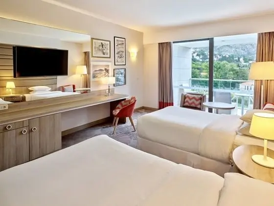 Deluxe Oda, 2 Tek Kişilik Yatak, Balkon, Deniz Manzaralı