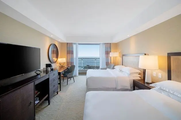 Deluxe Oda, 2 Çift Kişilik Yatak, Okyanusa Sıfır (Balcony)