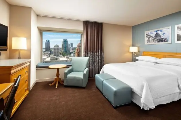 Oda, 1 En Büyük (King) Boy Yatak, Şehir Manzaralı (Mobility Accessible, Roll-In Shower)