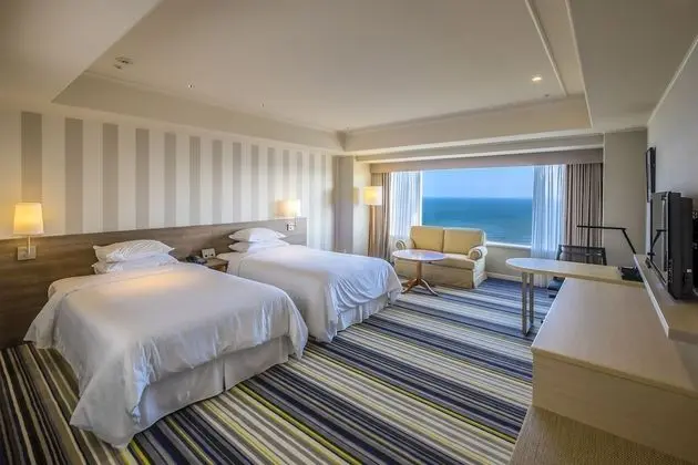 Deluxe İki Ayrı Yataklı Oda, Birden Çok Yatak, Sigara İçilebilir, Okyanus Manzaralı
