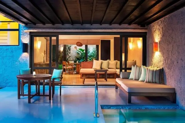 Dubleks, 1 Yatak Odası, Sigara İçilmez, Balkon (Private Pool)