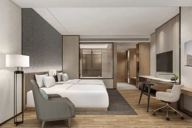Deluxe Oda, 2 Çift Kişilik Yatak, Sigara İçilmez, Kısmi Göl Manzaralı