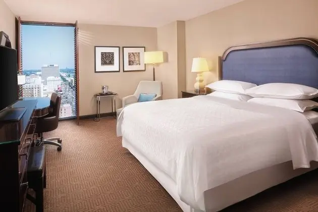 Deluxe Oda, 1 En Büyük (King) Boy Yatak, Şehir Manzaralı (Mobility Accessible, Transfer Shower)
