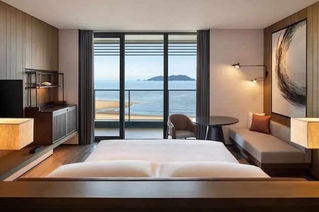 Deluxe Oda, 1 En Büyük (King) Boy Yatak, Balkon, Okyanus Manzaralı
