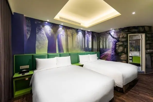 Deluxe Dört Kişilik Oda, 2 Çift Kişilik Yatak