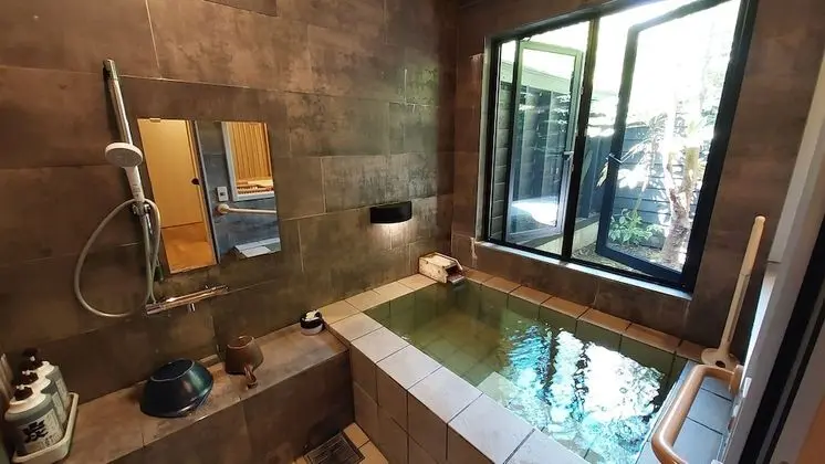 Traditional Oda, Özel Banyo (JPN Style, SAEZURI,UTA,IndoorSpaTub,B)