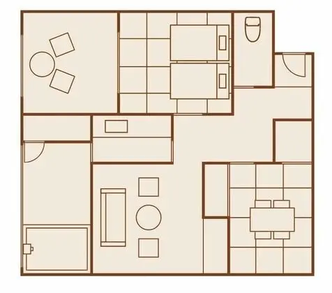 Traditional Oda, Sigara İçilmez, Nehir Manzaralı (KEYAKI, Japanese Deluxe Room)