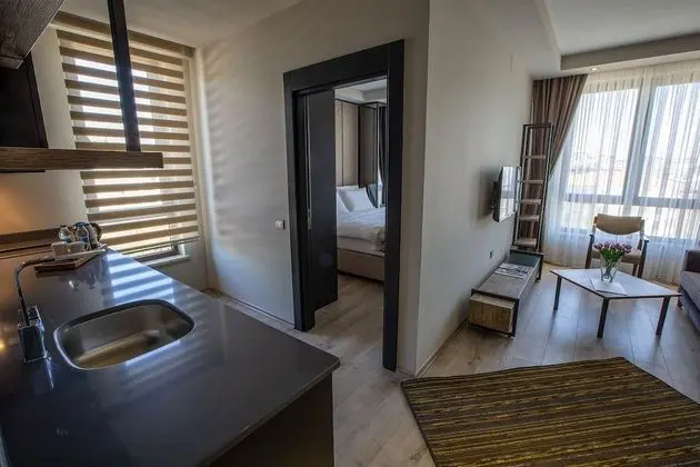 Junior Süit, 1 Yatak Odası, Şehir Manzaralı, Köşe