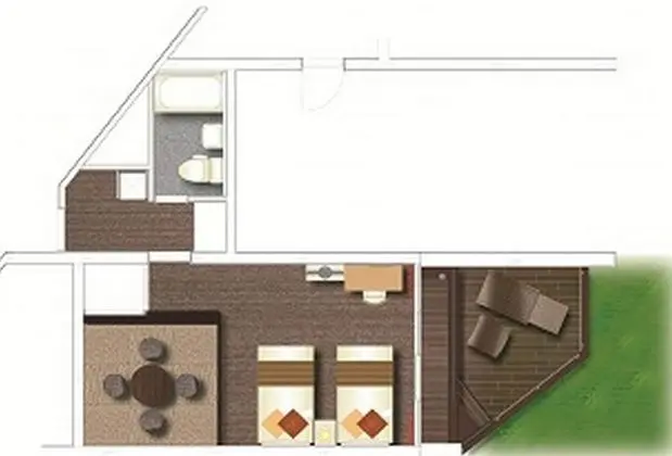 Family Oda, Teras (Renewal Room with Tatami)