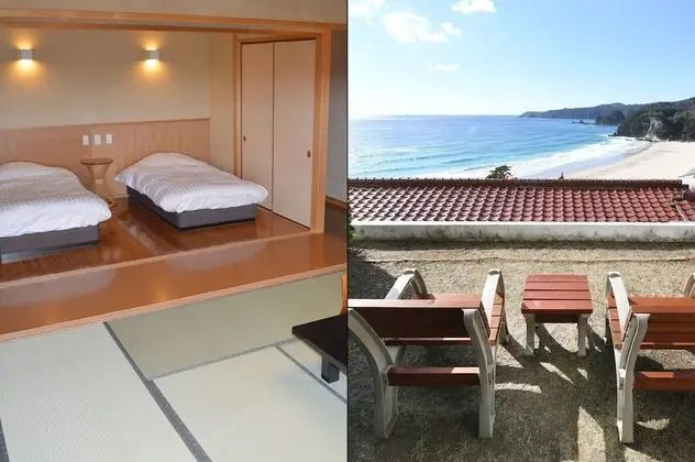 Oda, 2 Yatak Odası, Sigara İçilmez, Plaj Manzaralı (Japanese Western Style, Upper Floor)