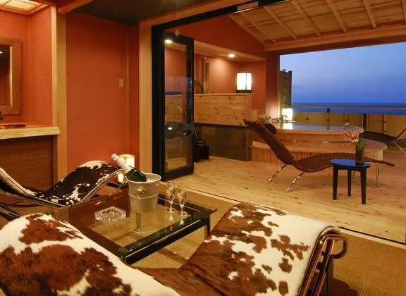 Traditional Süit, Okyanus Manzaralı (Japanese Style, with Open-air Bath)