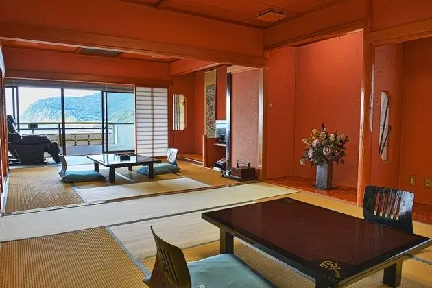Traditional Süit, Okyanus Manzaralı (Japanese Style, with Open-air Bath)