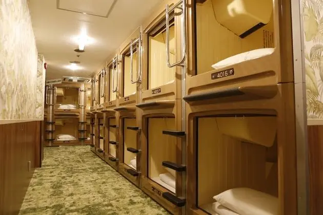 Ortak Ranzalı Oda, Sadece erkekler için, Sigara İçilmez (Two Capsule Room,  2 Single Beds)