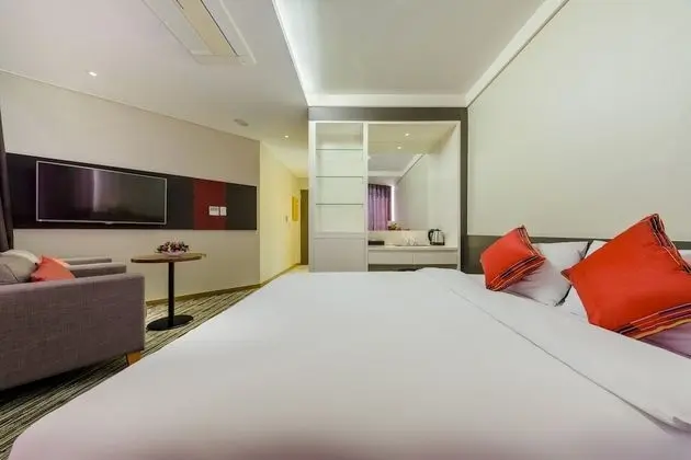 Deluxe Tek Büyük Yataklı Oda, 1 Yatak Odası, Sigara İçilmez, Okyanus Manzaralı