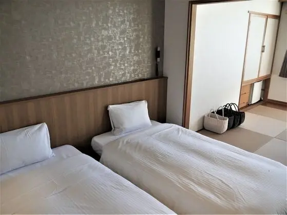 Traditional İki Ayrı Yataklı Oda, Özel Banyo, Okyanus Manzaralı (with Tatami Area)