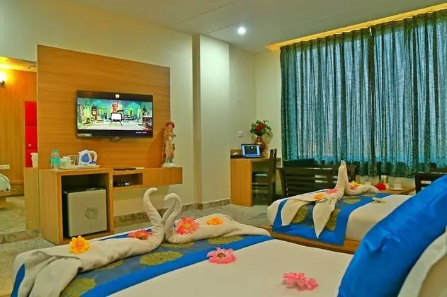 Luxury Tek Büyük veya İki Ayrı Yataklı Oda, 1 Büyük (Queen) Boy Yatak, Engellilere Uygun
